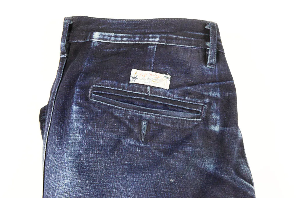 12 oz Nihon Menpu Japanese deep Indigo selvedge duck chinos