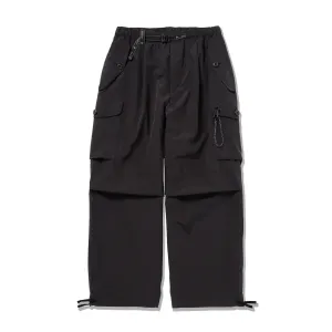 and wander Oversized Cargo Pants Black