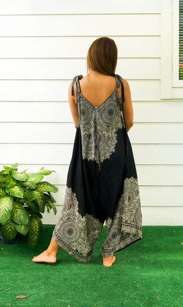 Black Lotus Mandala Jumpsuit