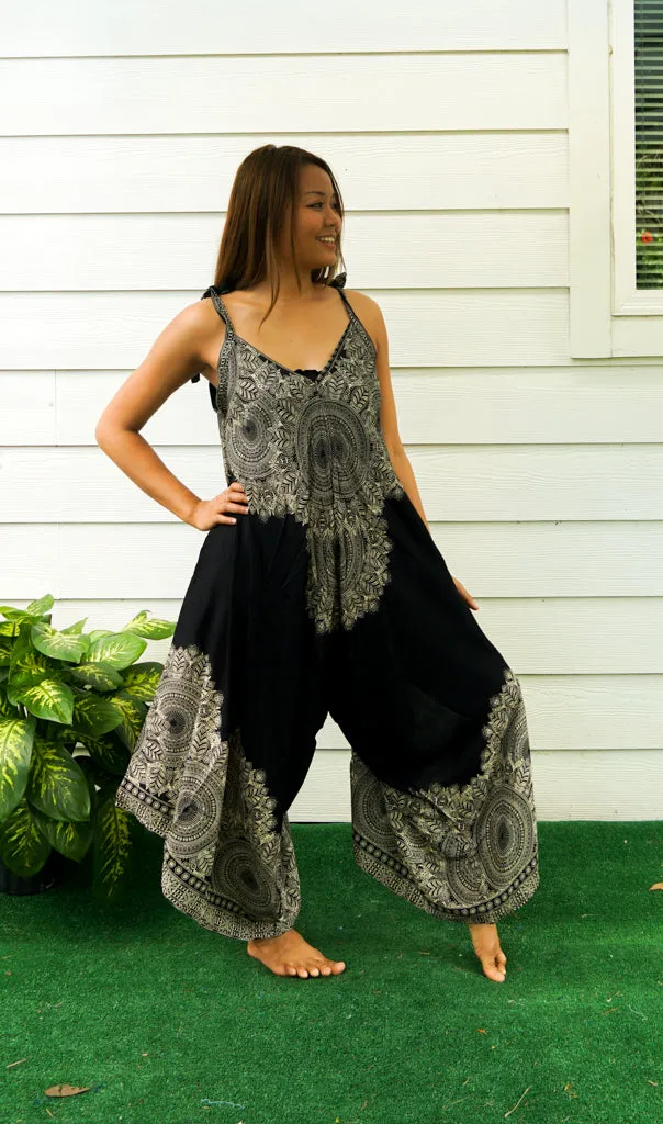 Black Lotus Mandala Jumpsuit