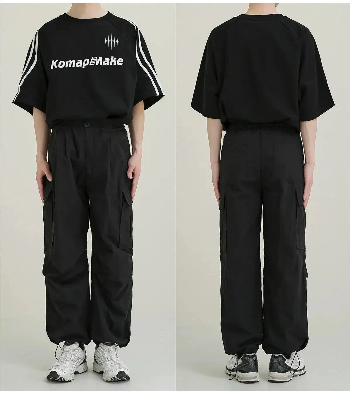 Black Quick-drying Cargo Pants