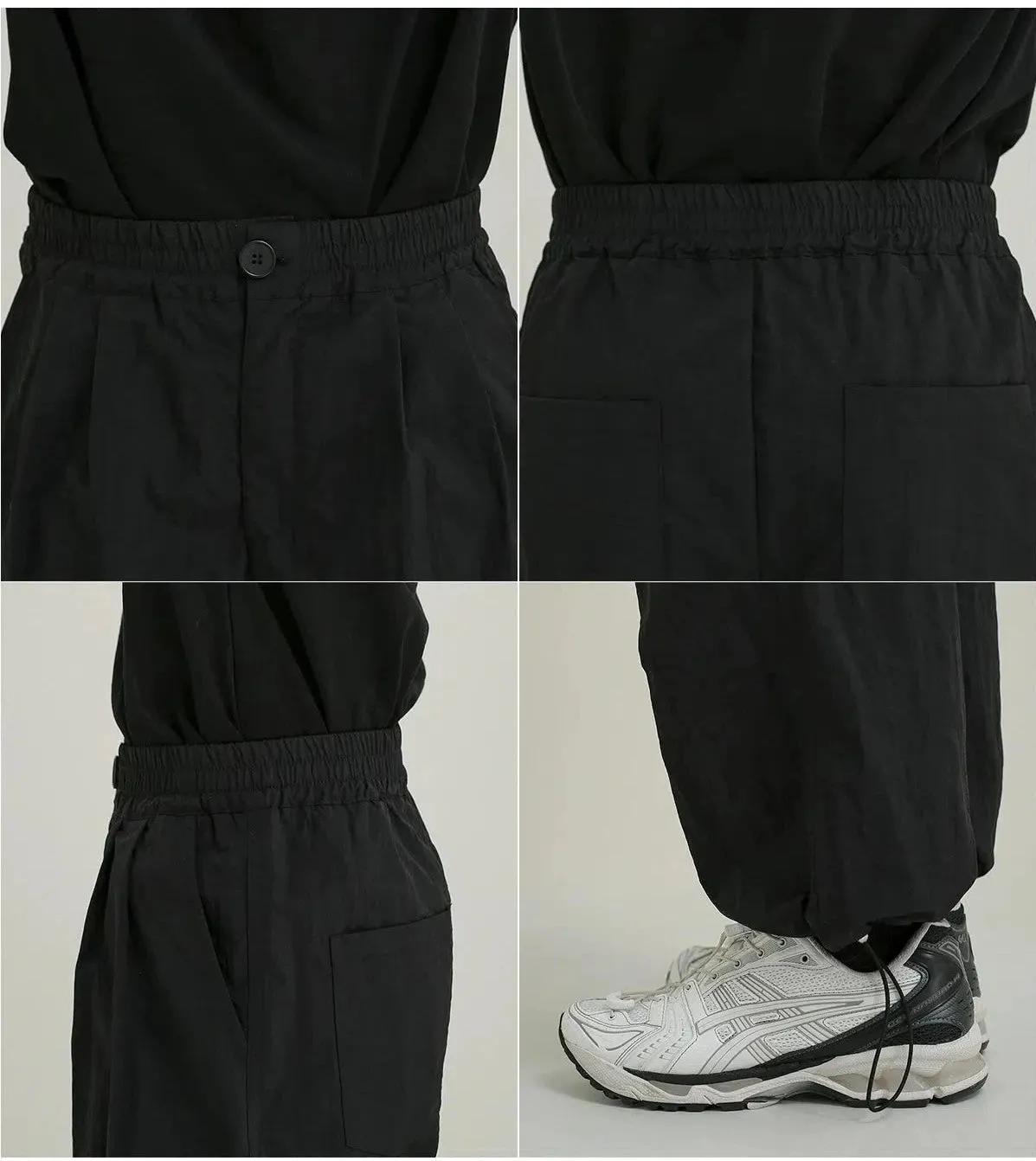 Black Quick-drying Cargo Pants