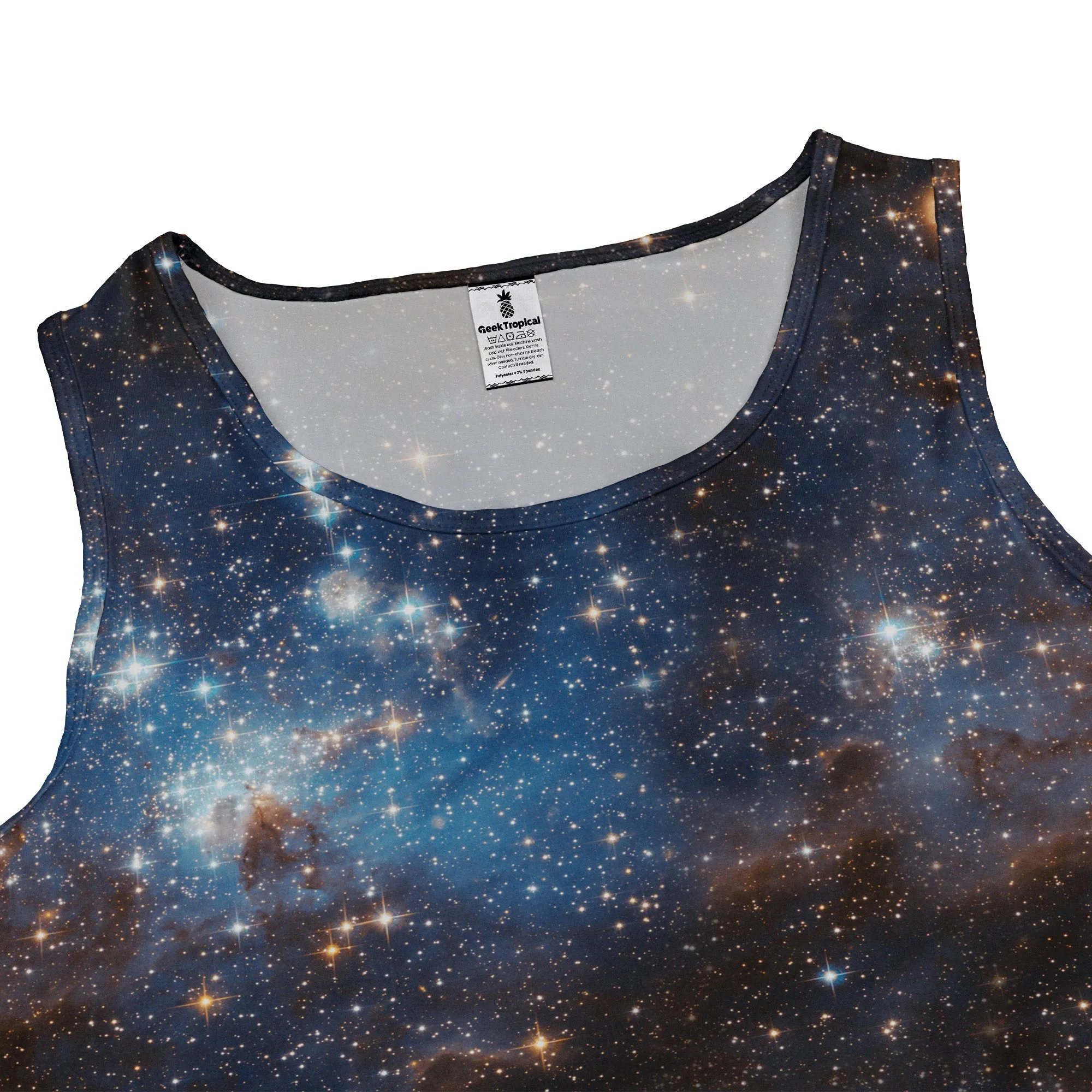 Blue Brown Galaxy Space Dress