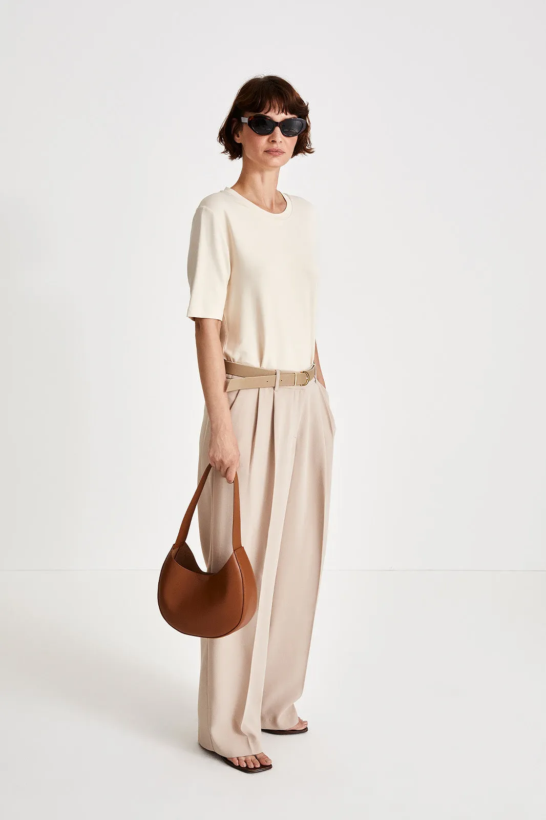 BORE TROUSERS- CREAM