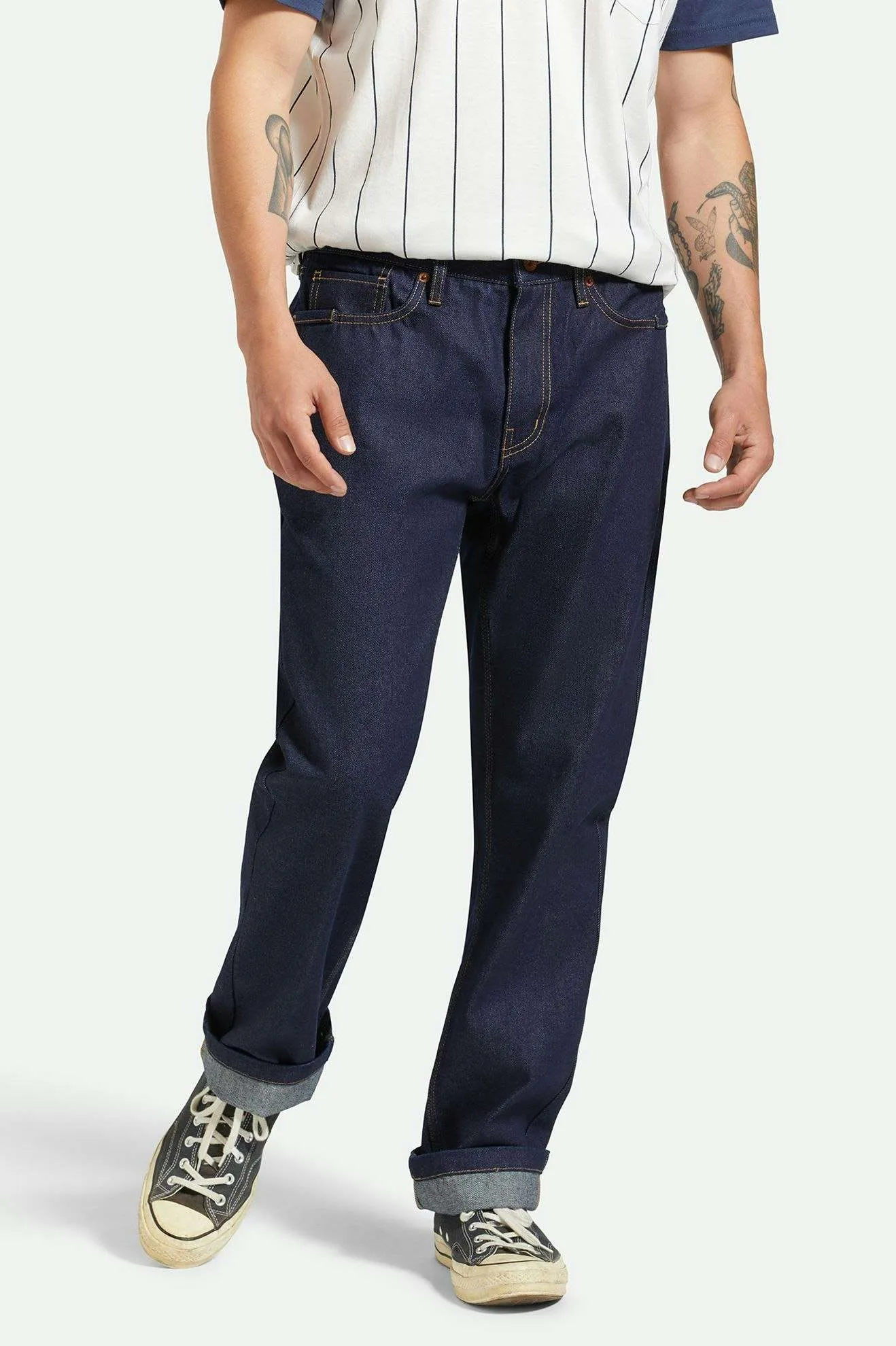 Builders 5-Pocket Stretch Pant - Rinse Denim