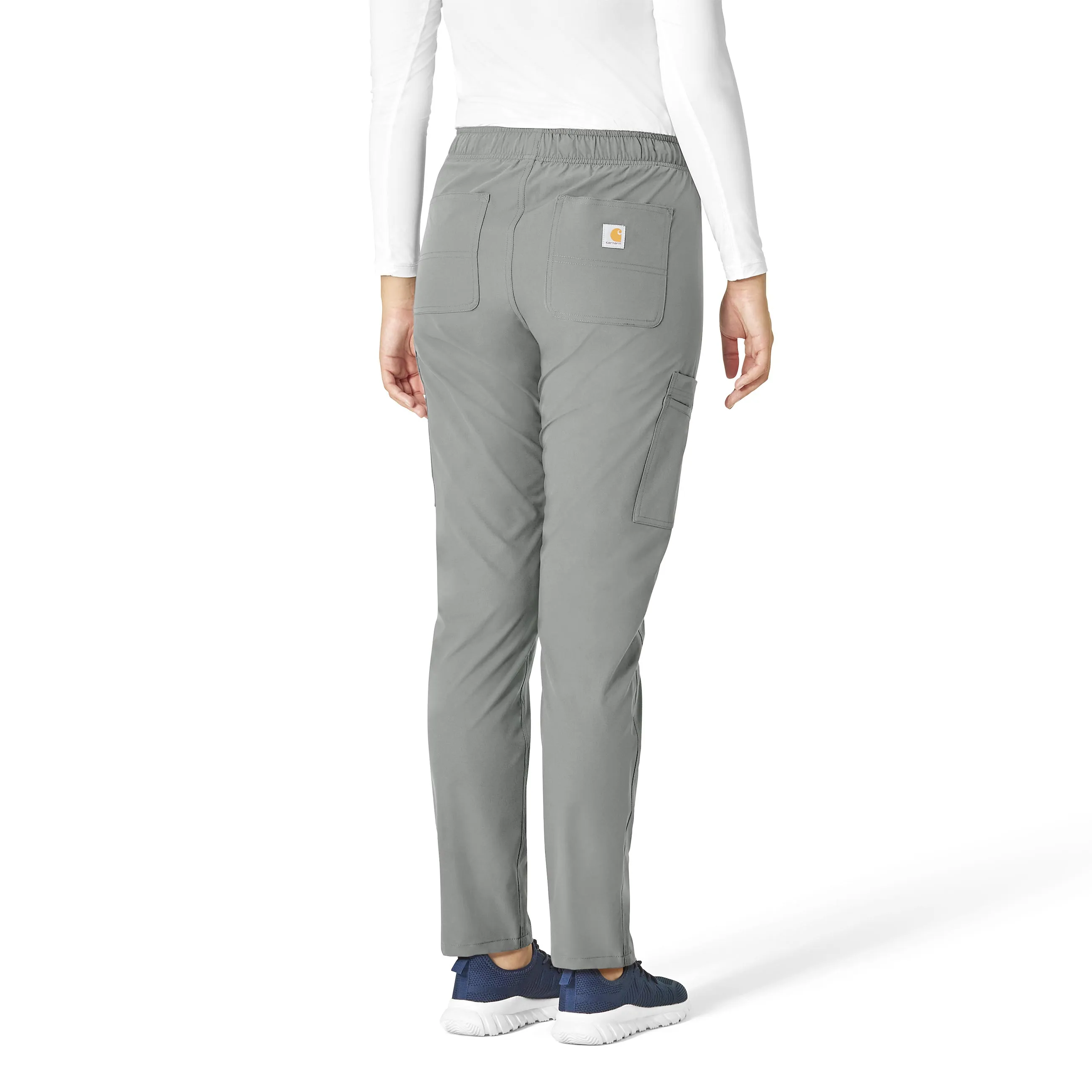 Carhartt Force Essentials Women's Straight Leg Scrub Pant - Grey