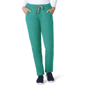 Carhartt Force Essentials Women's Straight Leg Scrub Pant - Teal Blue