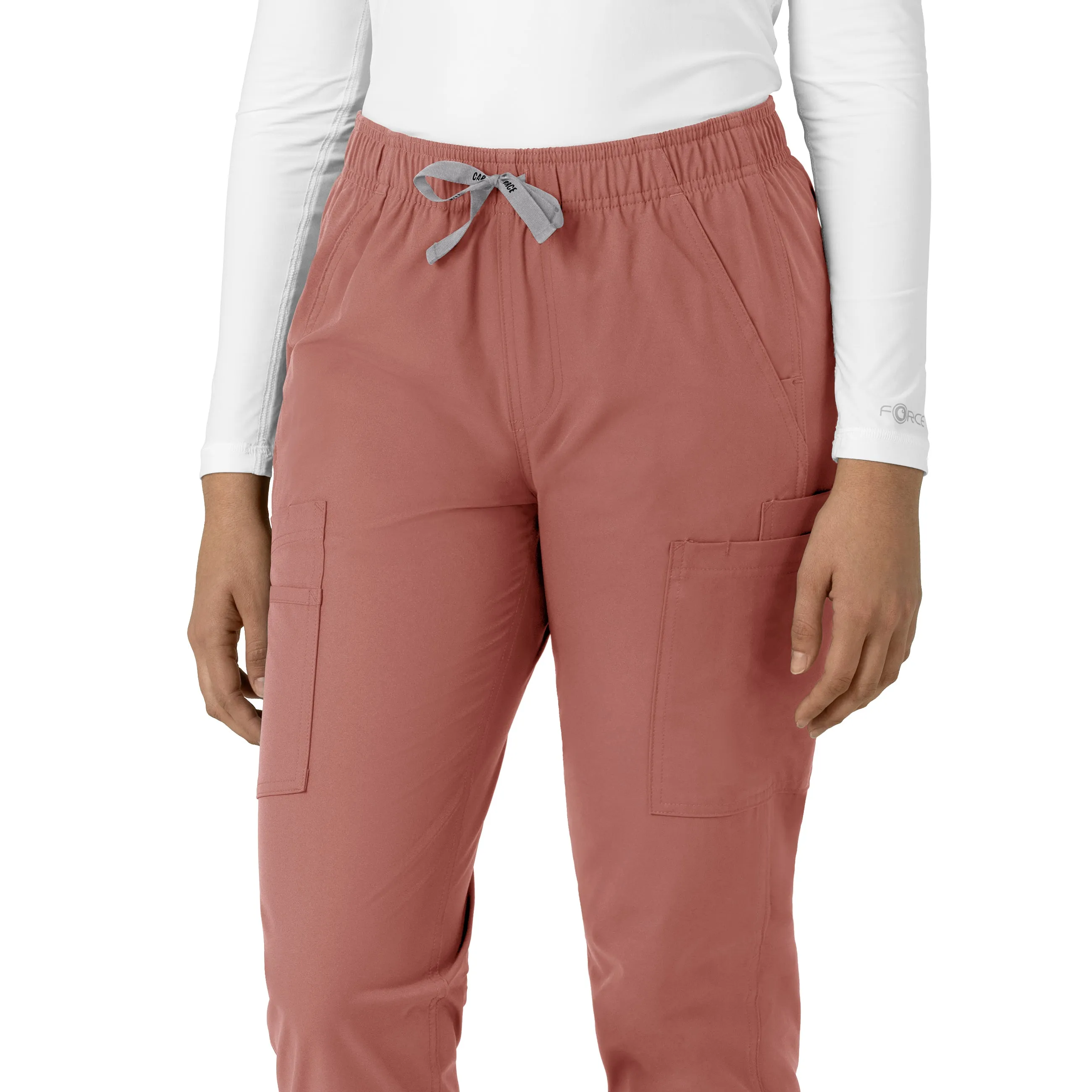 Carhartt Force Essentials Women's Straight Leg Scrub Pant - Wildrose