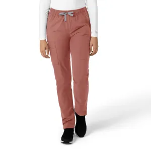 Carhartt Force Essentials Women's Straight Leg Scrub Pant - Wildrose