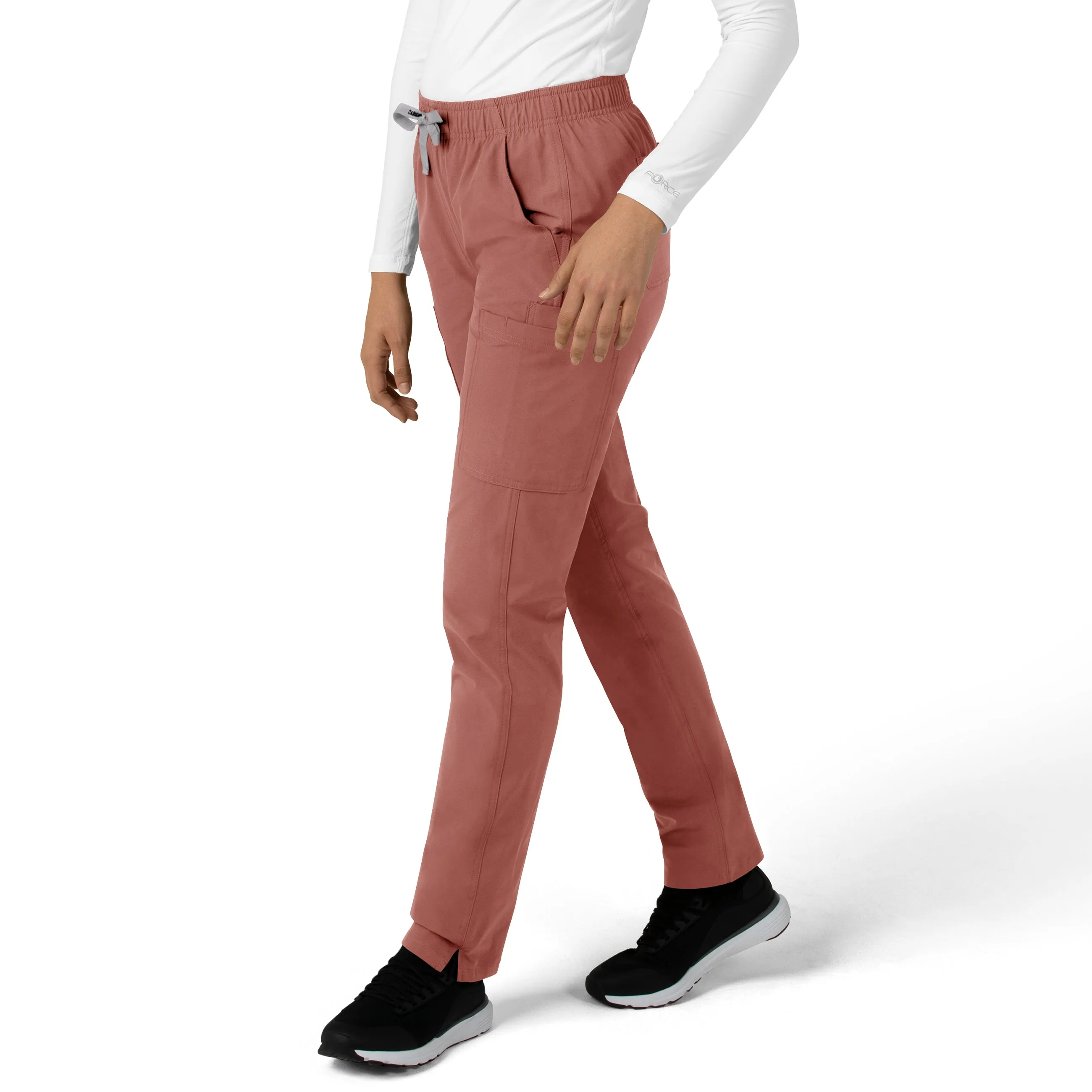 Carhartt Force Essentials Women's Straight Leg Scrub Pant - Wildrose