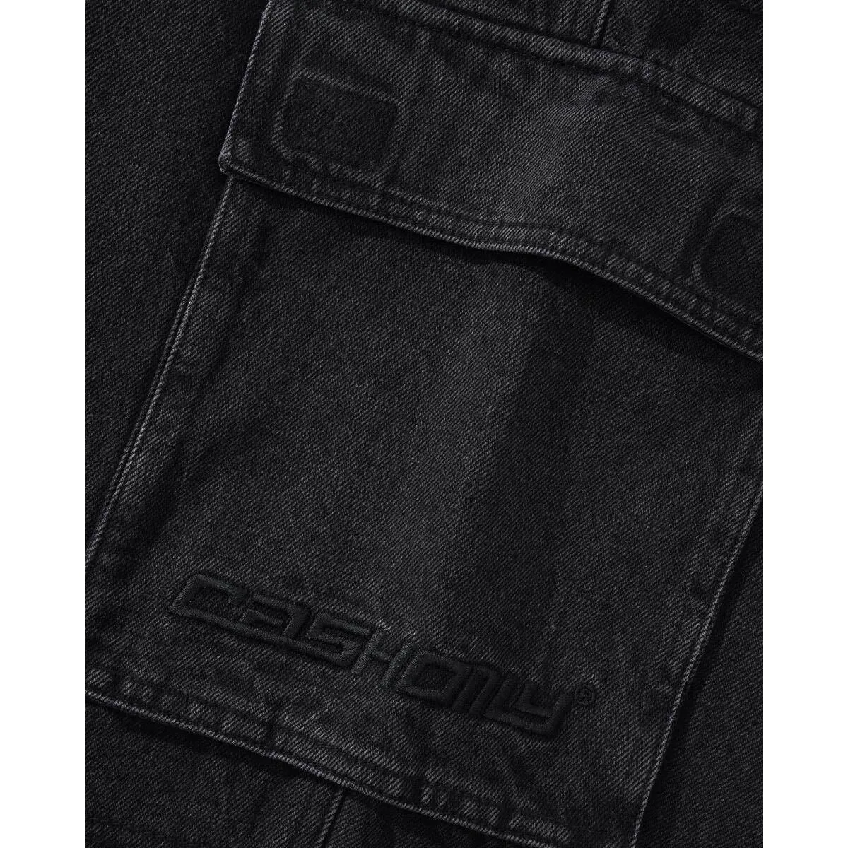 Cash Only - Aleka Cargo Jeans Black