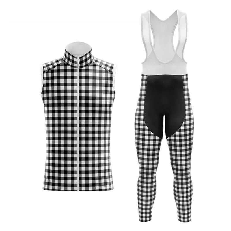 Checkered (Black) Club Cycling Kit