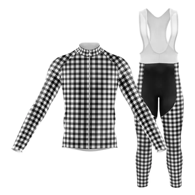 Checkered (Black) Club Cycling Kit