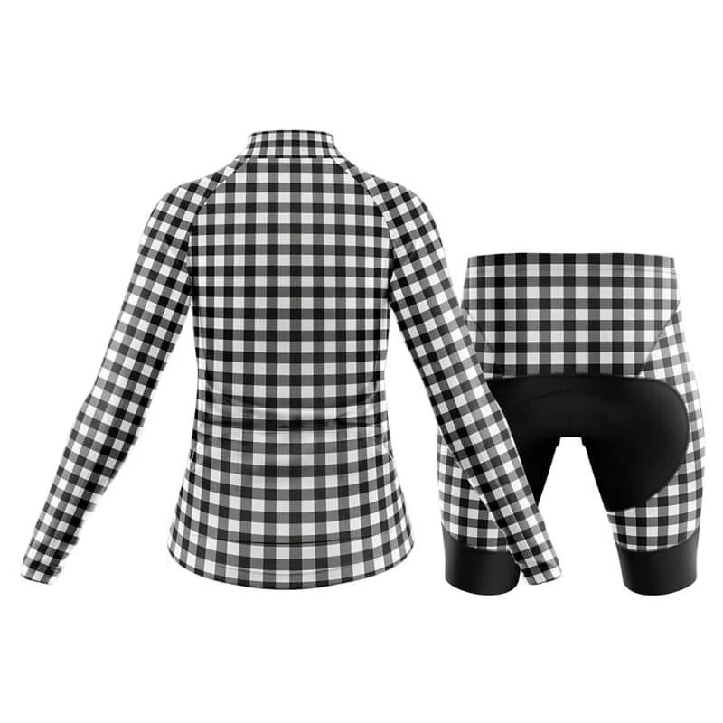 Checkered (Black) Club Cycling Kit