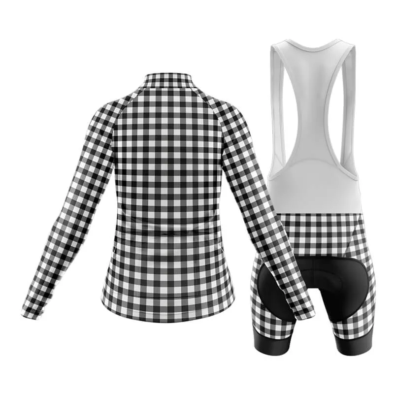 Checkered (Black) Club Cycling Kit