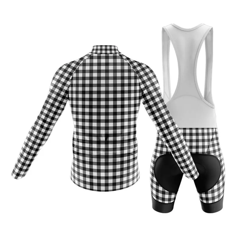 Checkered (Black) Club Cycling Kit