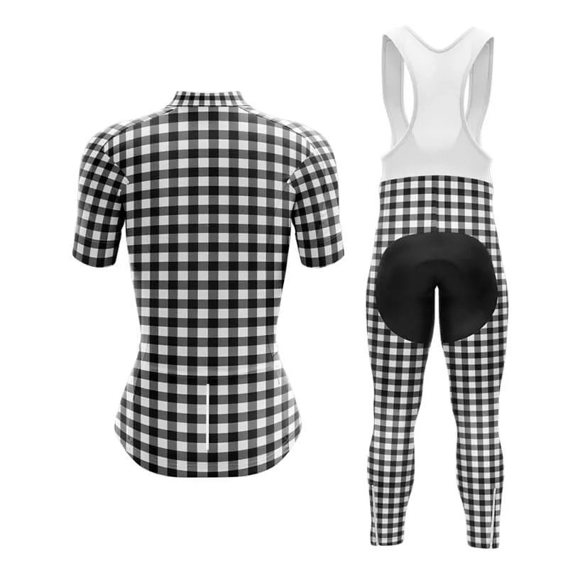 Checkered (Black) Club Cycling Kit