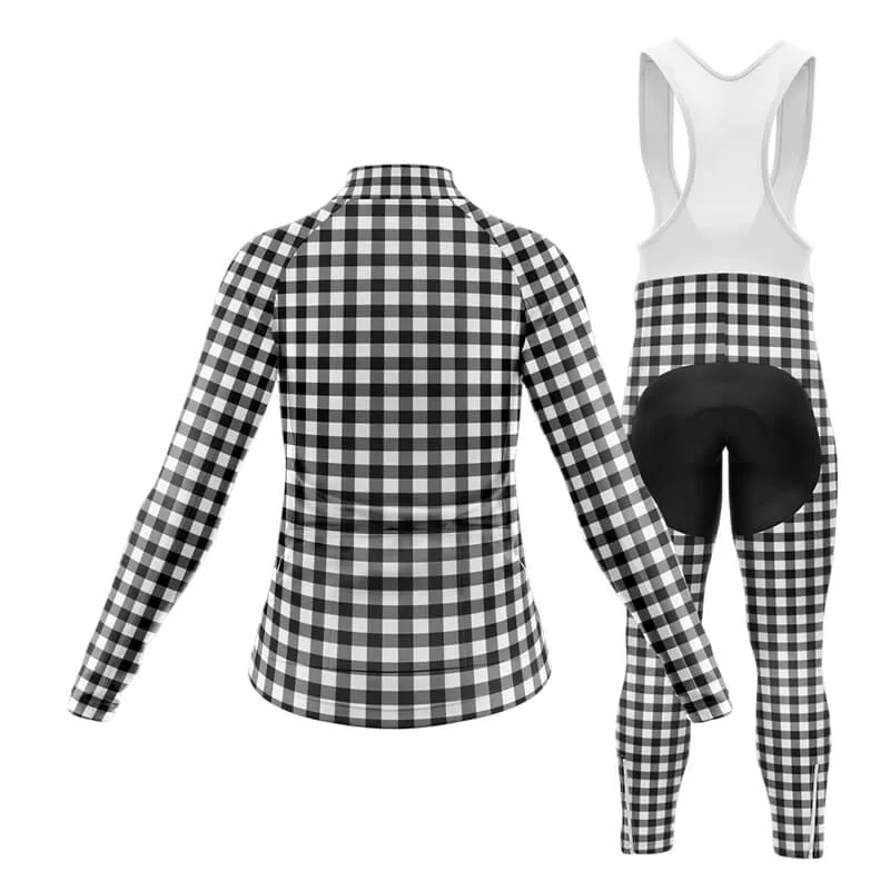 Checkered (Black) Club Cycling Kit