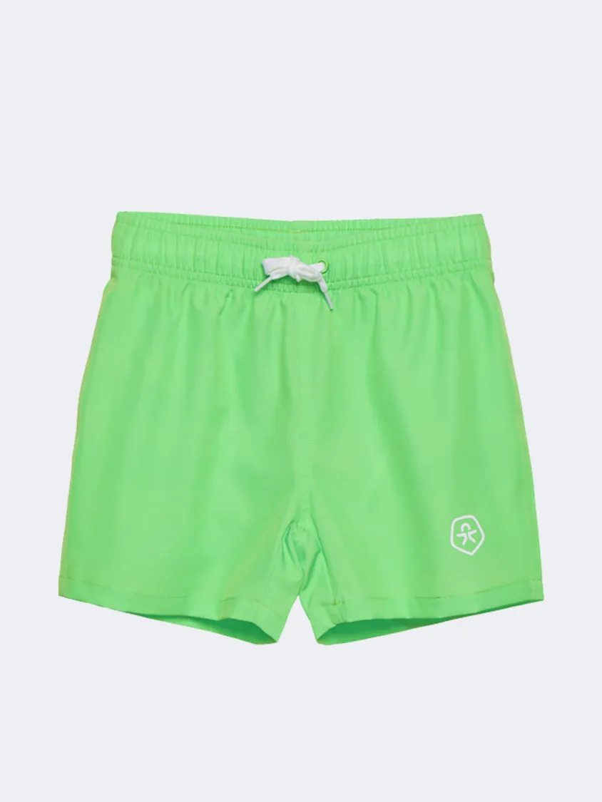 Color Kids  Unisex Beach Swim Short Light Green