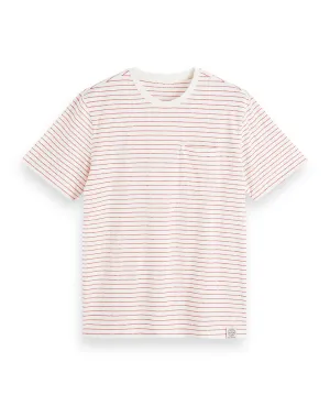 Cotton-Linen T-Shirt Candy Stripe