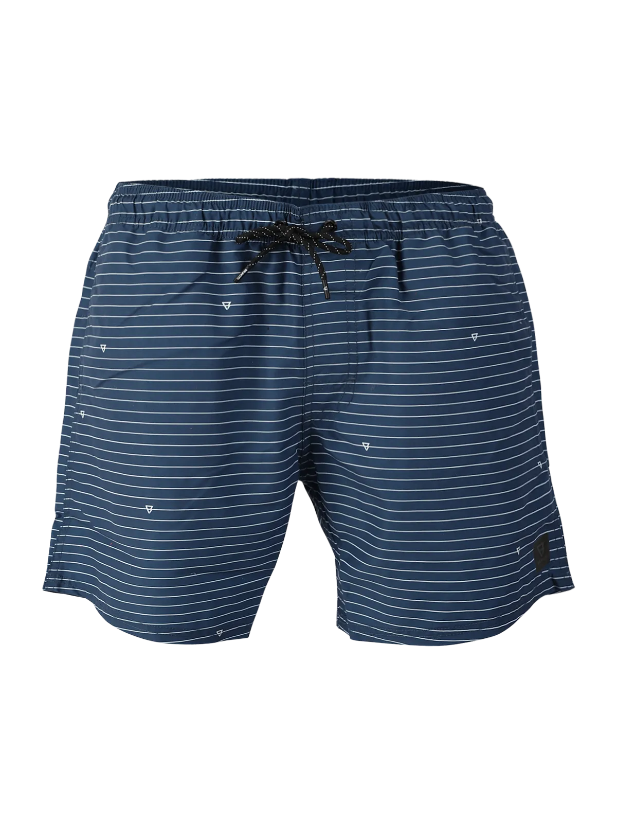 CrunECO-Stripe Men Swim Shorts | Blue