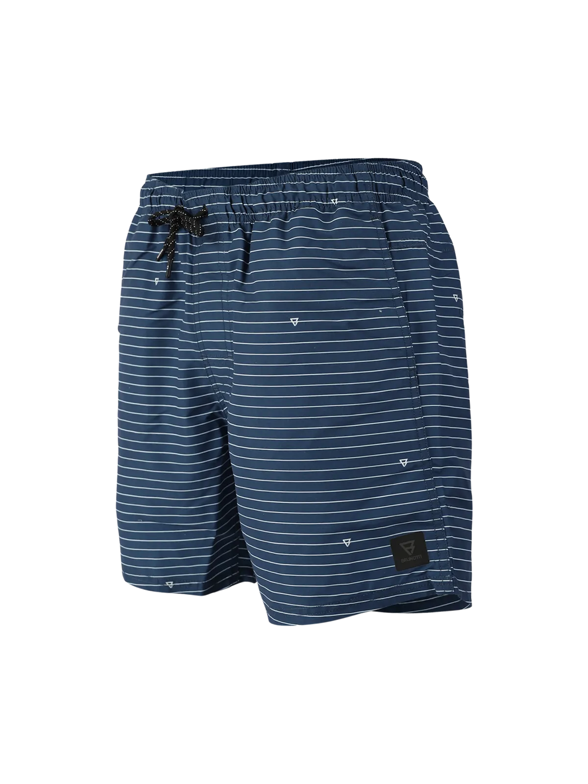 CrunECO-Stripe Men Swim Shorts | Blue