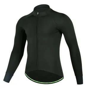 Cycling Jersey Winter Men Warm Jacket Road Mountain Bike Top Long Sleeve Black Cycling Shirt