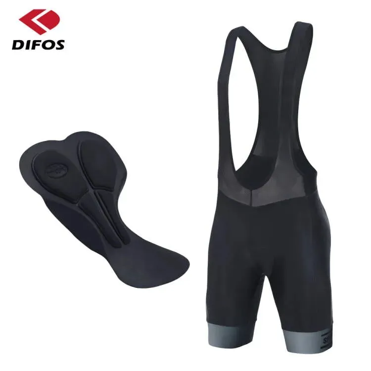 DIFOS Men Cycling Bib Shorts Summer Mountain Bike Breathable Outdoor Wear Cycling 3D Padded Bicycle Pants MTB Riding Bib Tights