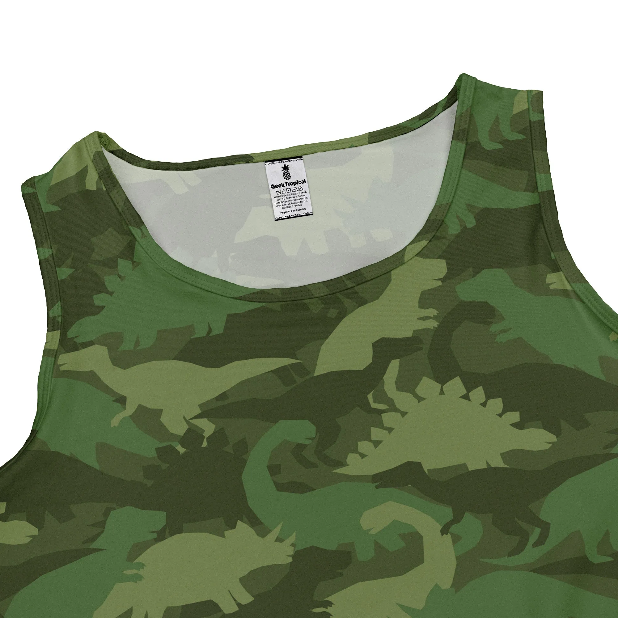 Dinosaur Khaki Army Dinosaur Green Dress