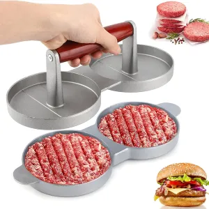 Double Burger Press With Handle