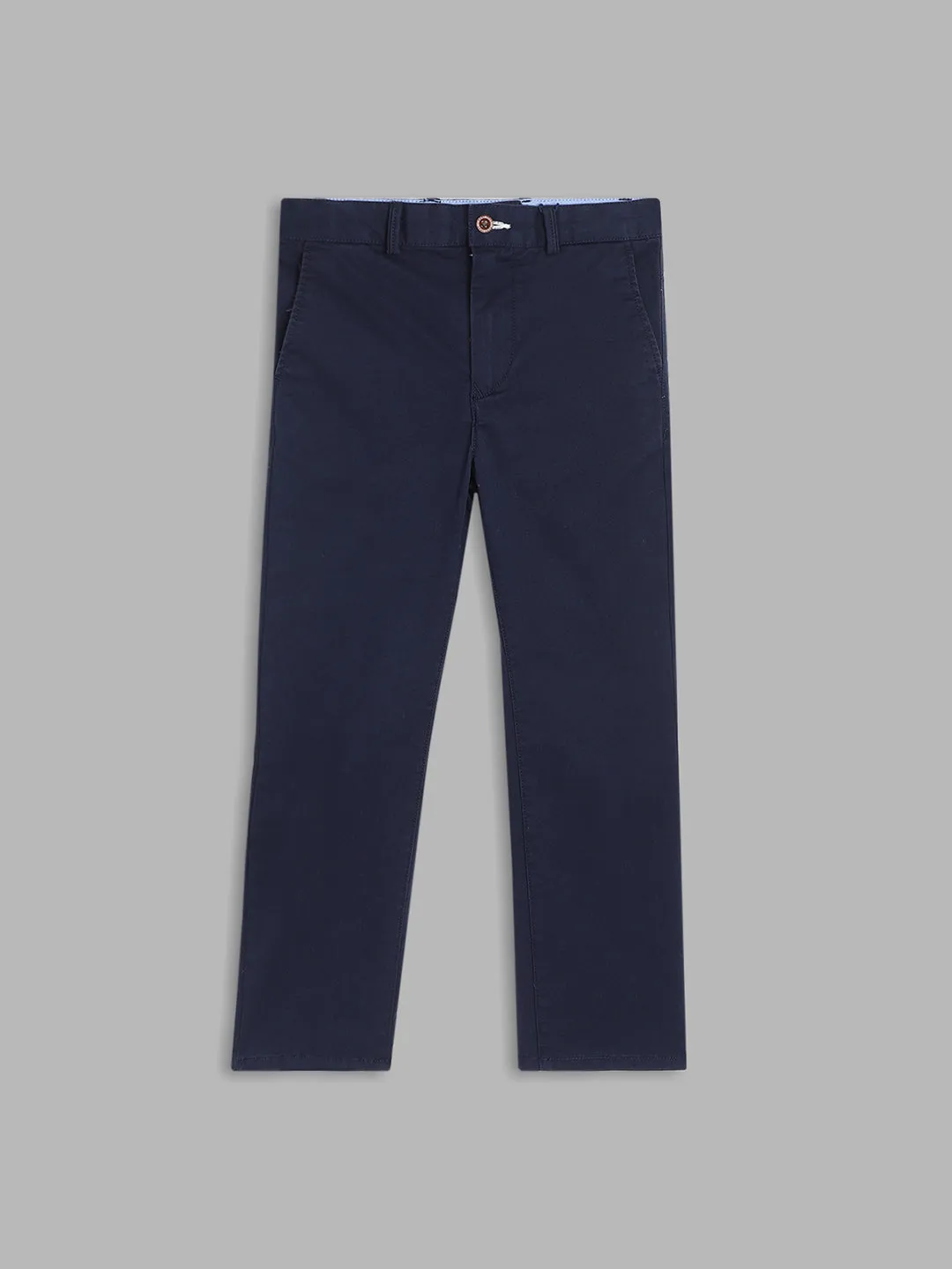 Gant Boys Navy Blue Regular Fit Chinos Trouser