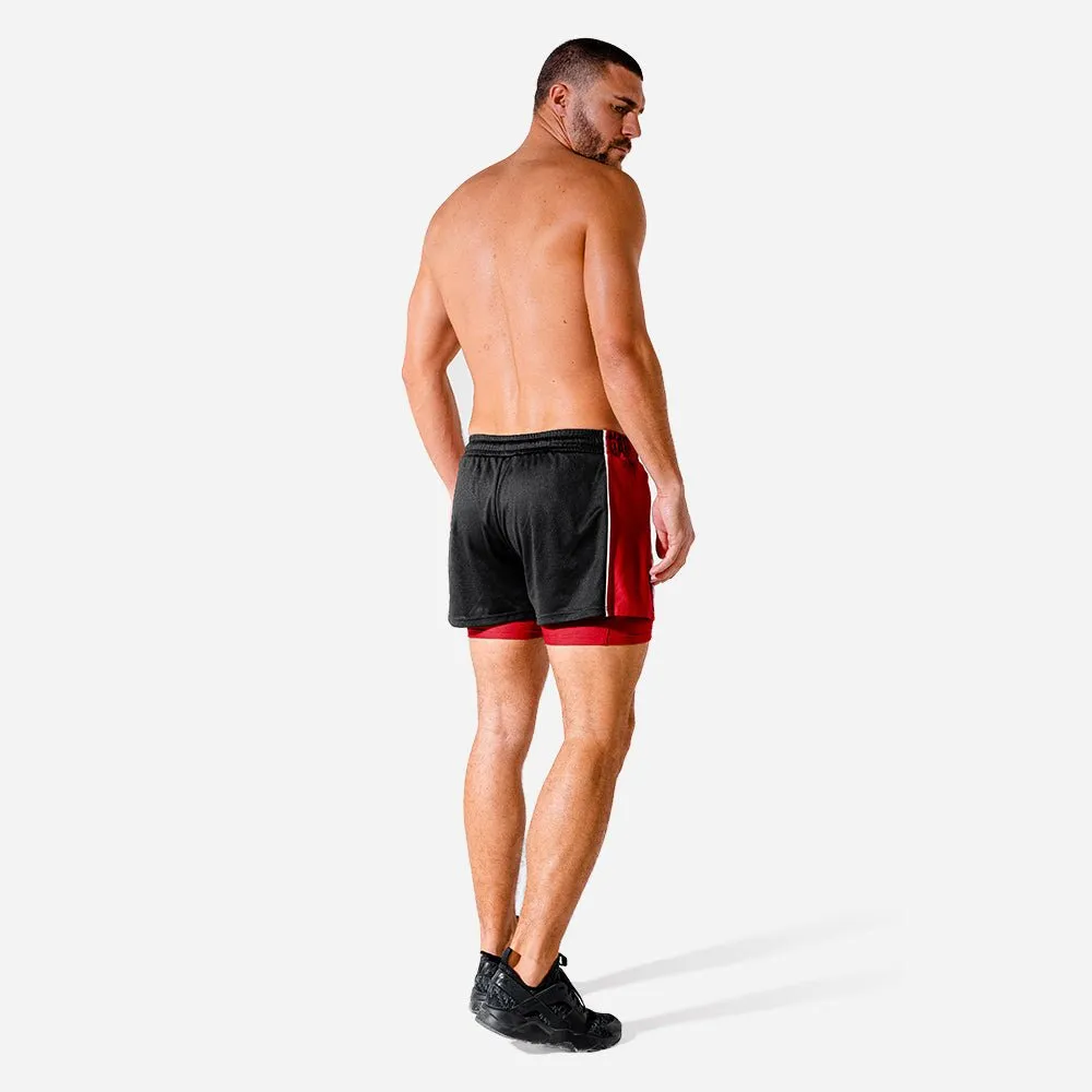 Hybrid 2-in-1 Gym Shorts - Onyx