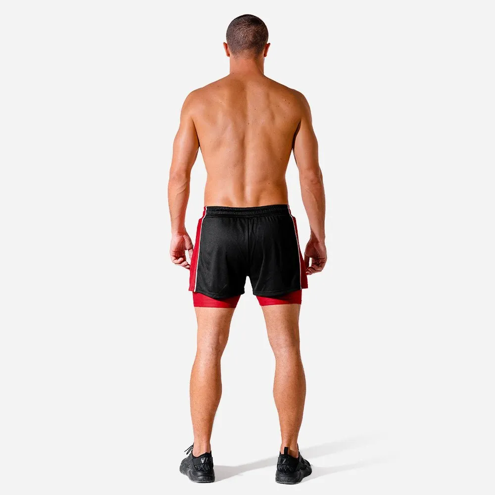 Hybrid 2-in-1 Gym Shorts - Onyx