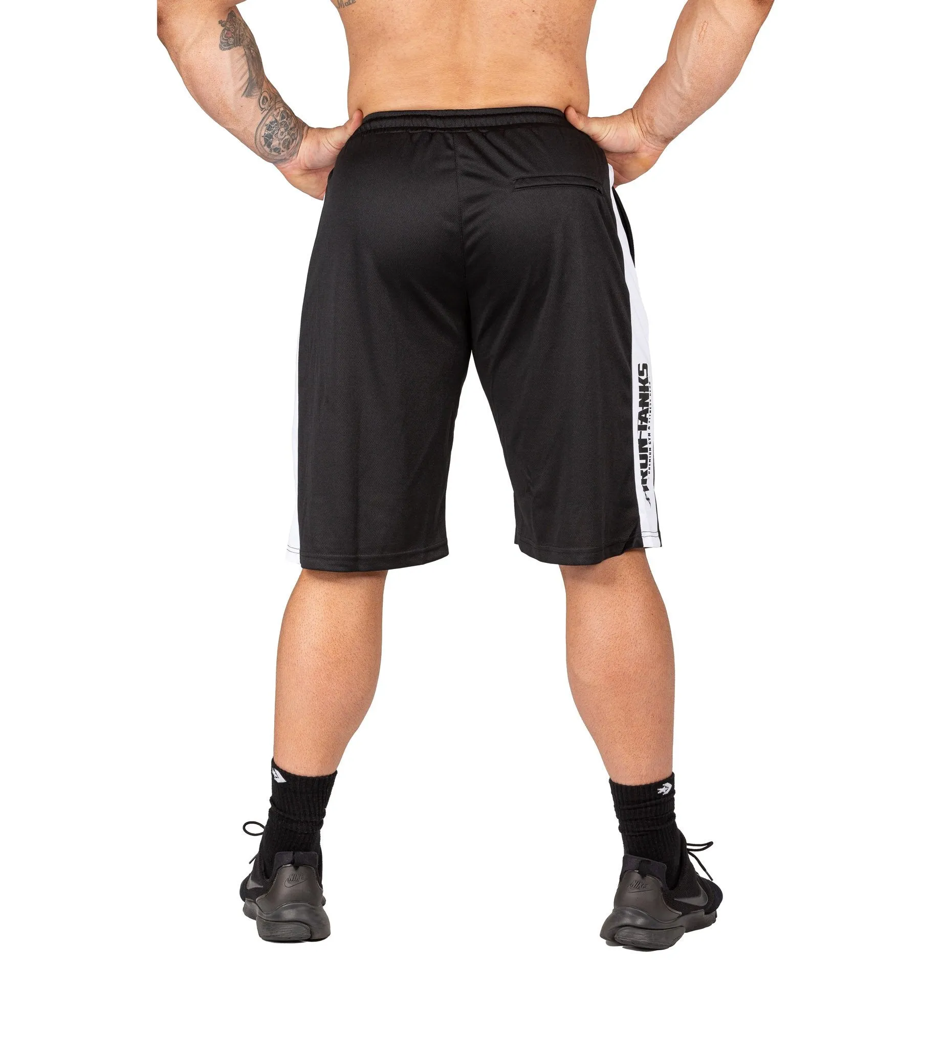 Iron Mesh Gym Shorts - Black