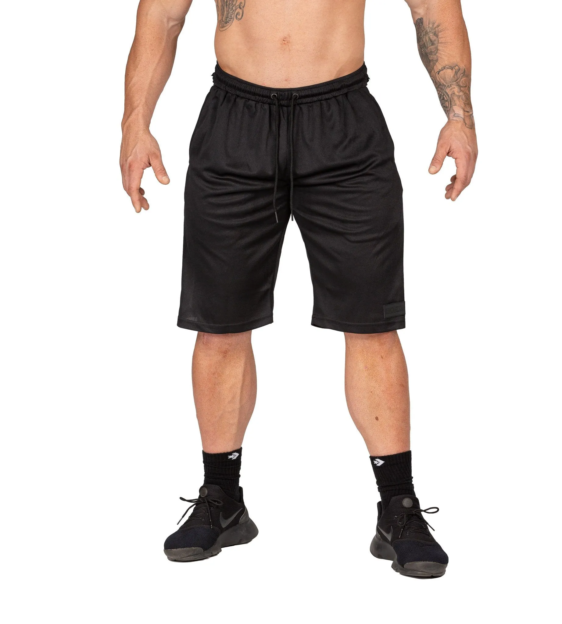 Iron Mesh Gym Shorts - Black