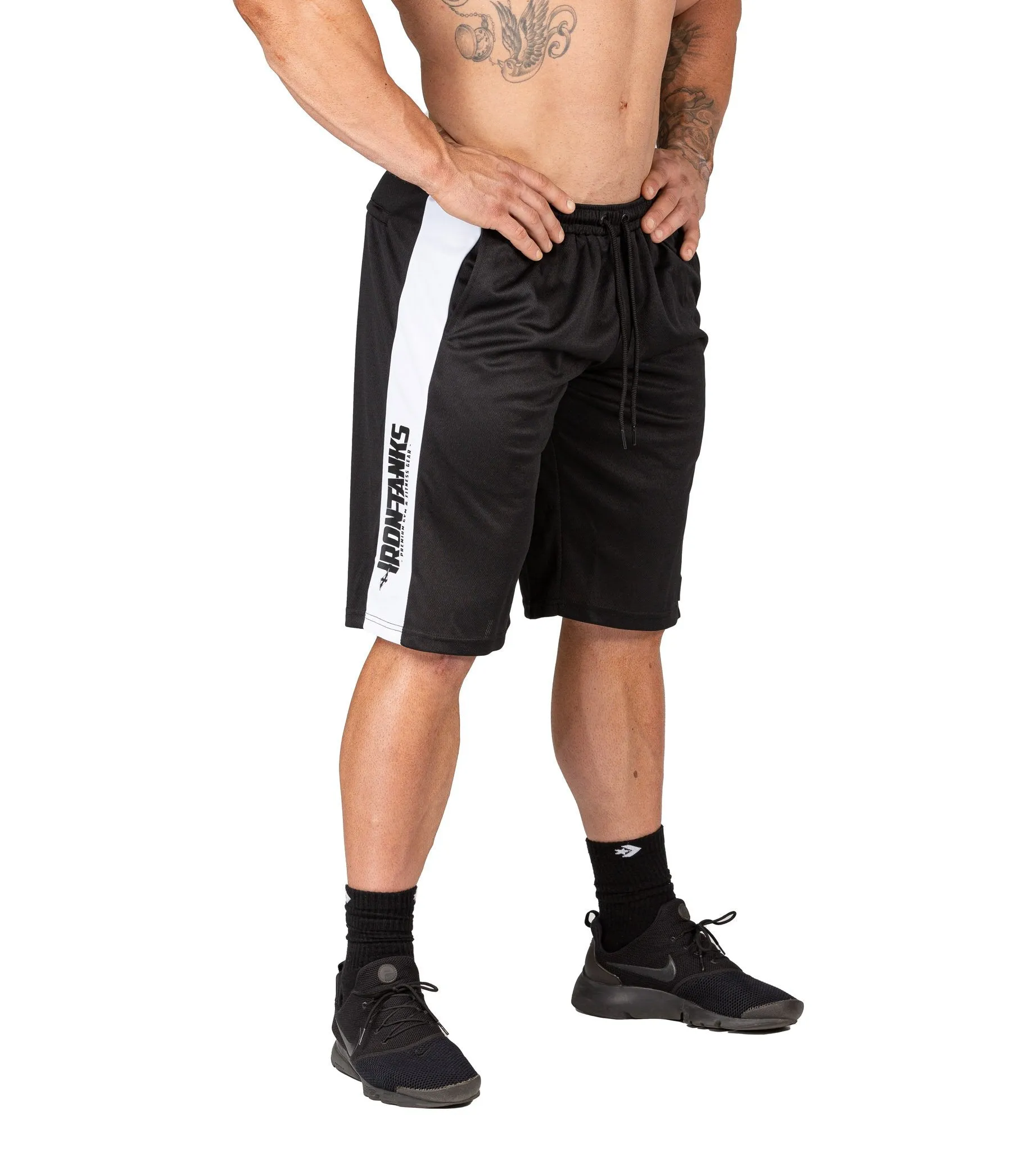 Iron Mesh Gym Shorts - Black