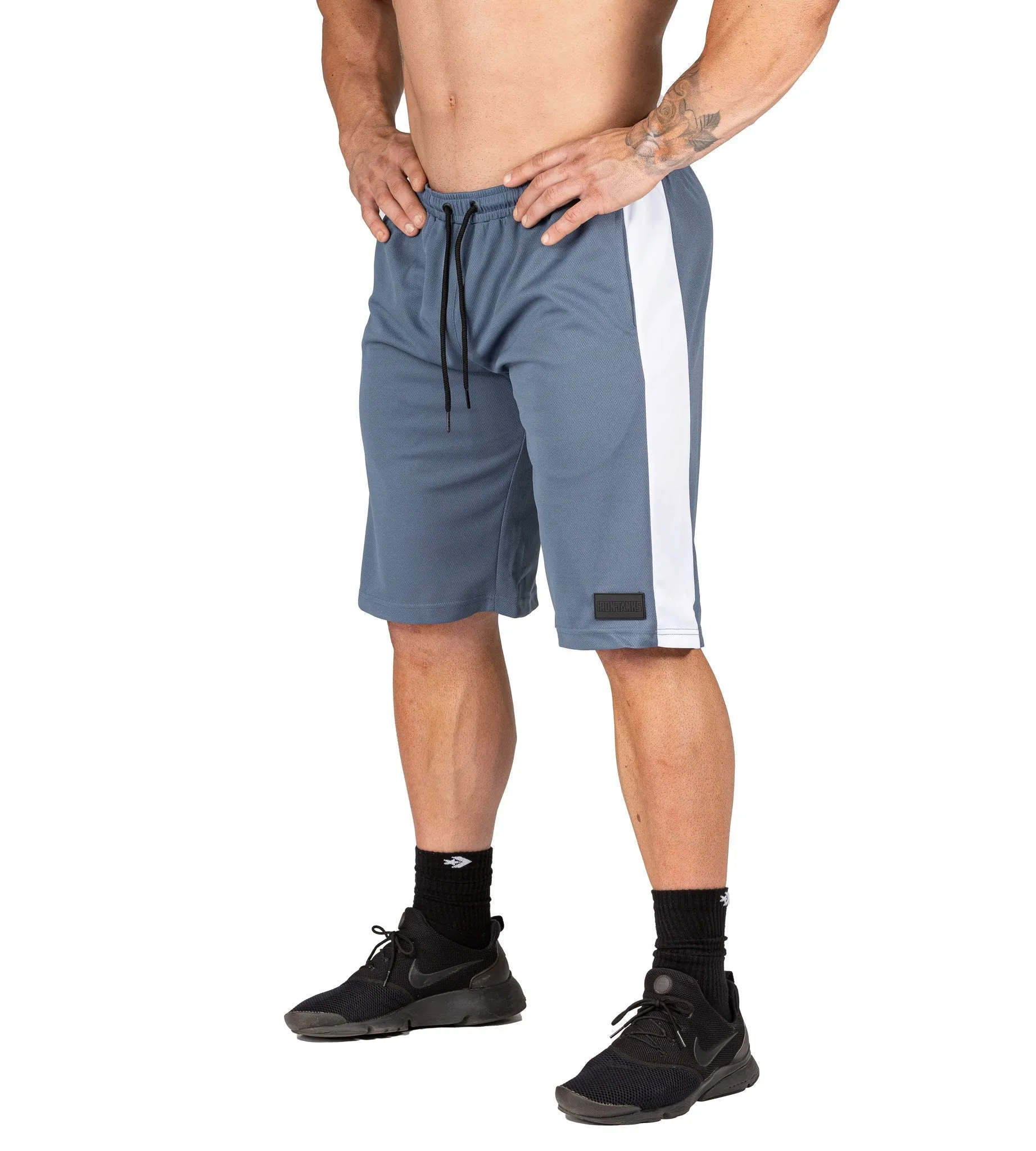 Iron Mesh Gym Shorts - Grey