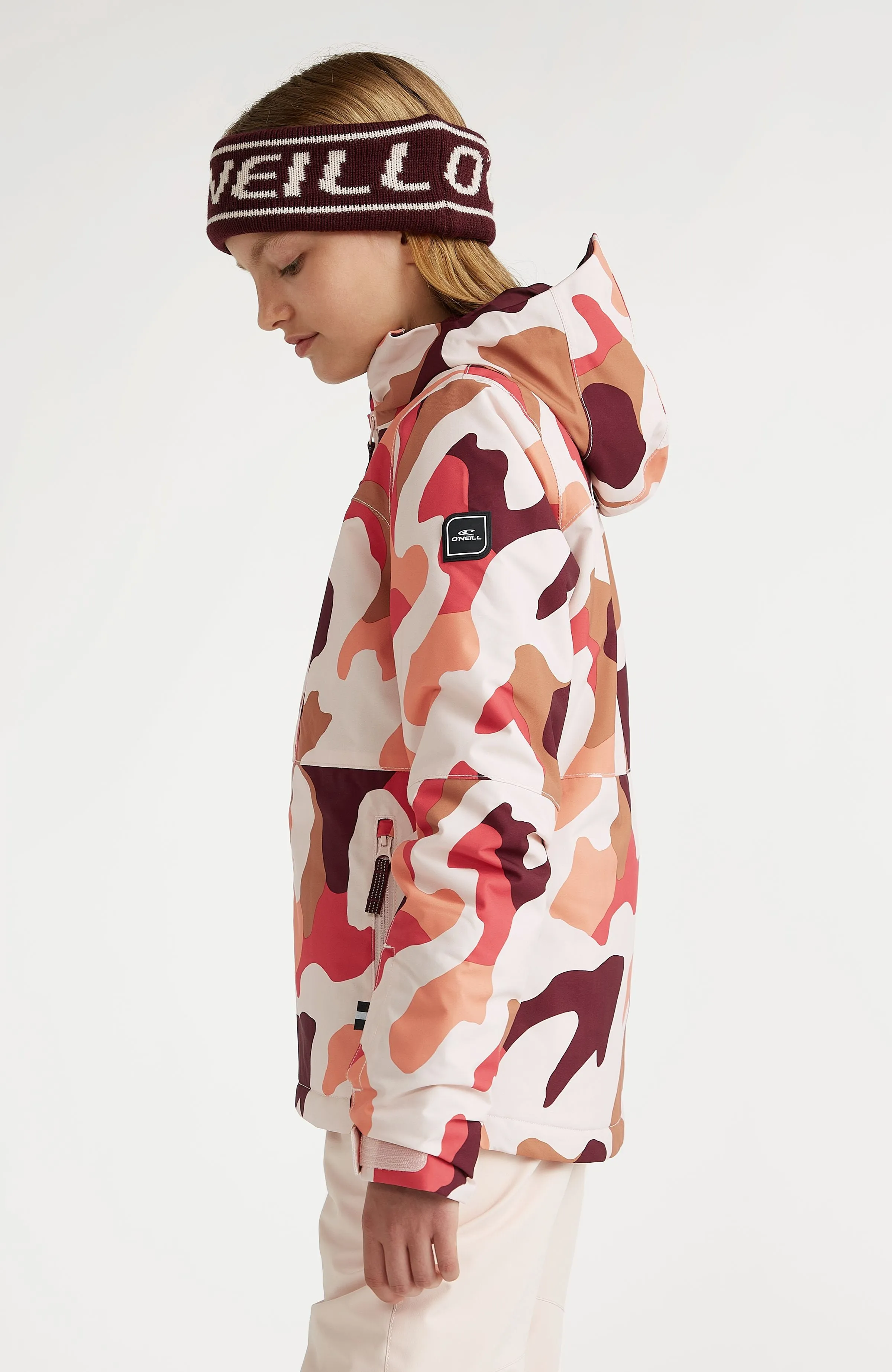 Lite Printed Snow Jacket | Purple Hiker Camo