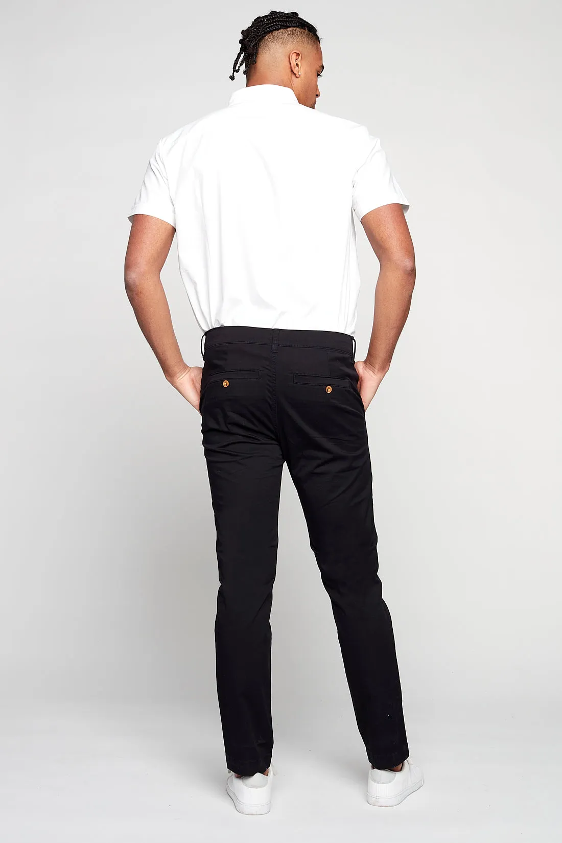 MARLEY - Slim Fit Chinos - Black