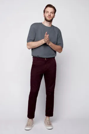 MARLEY - Slim Fit Chinos - Wine