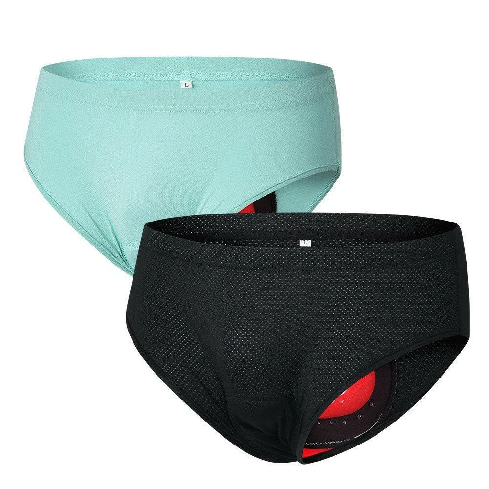 Men Bike Underwear Breathable Padded Bicycle Briefs Cycling Underwear Shorts