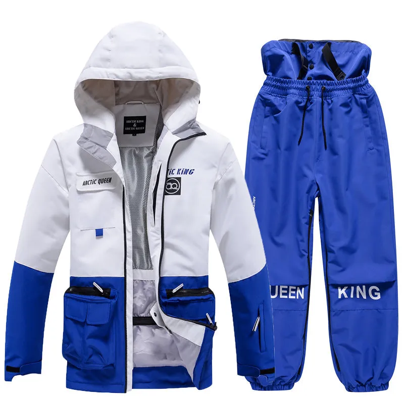 Men's Arctic King Winter Sport Freestyle Snow Jacket & Pants Sets