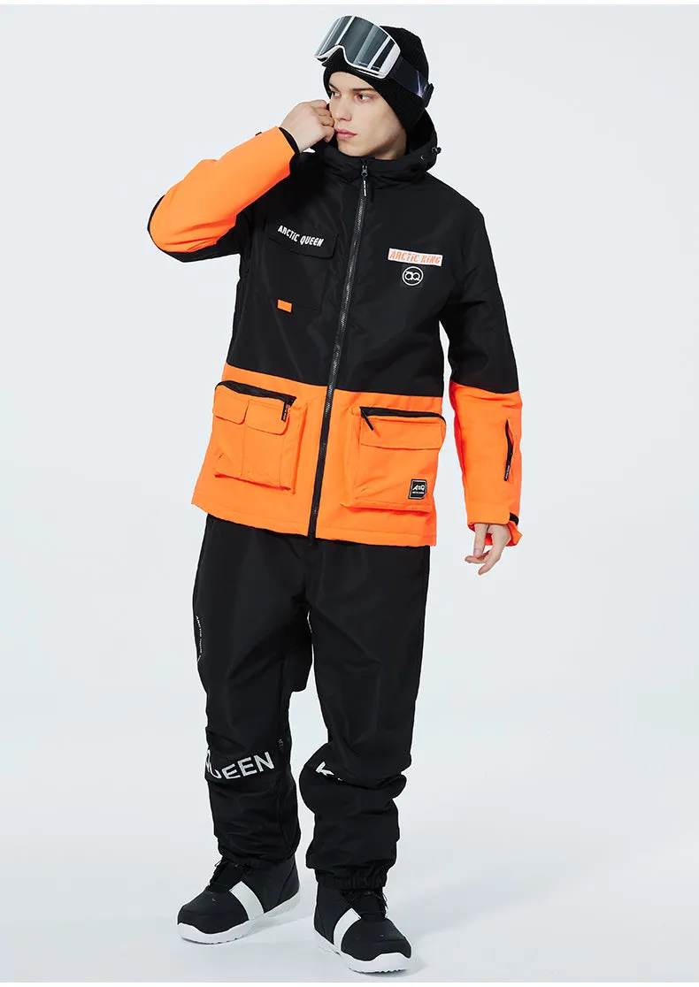 Men's Arctic King Winter Sport Freestyle Snow Jacket & Pants Sets