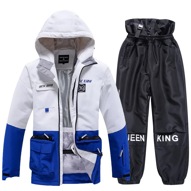 Men's Arctic King Winter Sport Freestyle Snow Jacket & Pants Sets