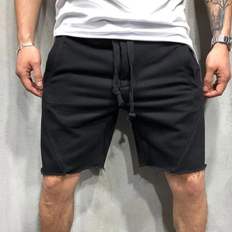 Men's Solid Color Quick-Drying Sports Shorts