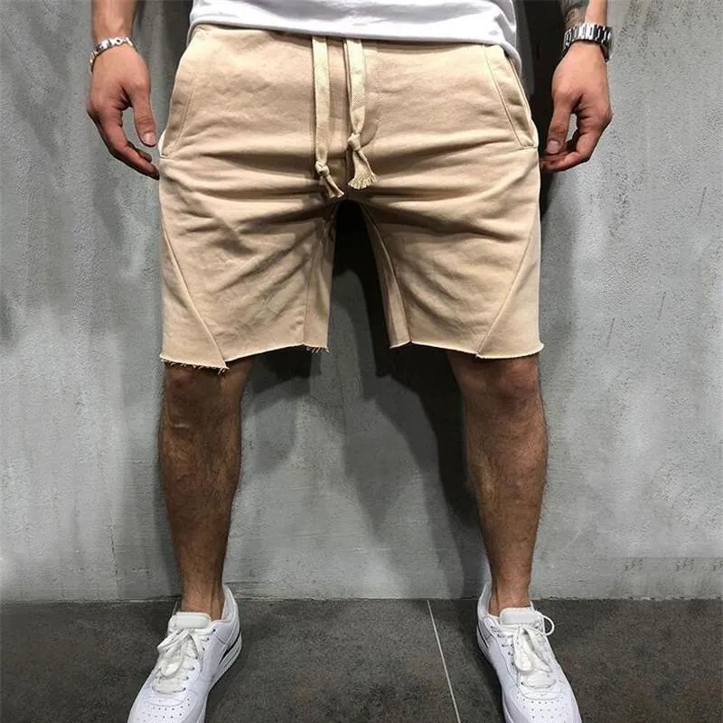 Men's Solid Color Quick-Drying Sports Shorts