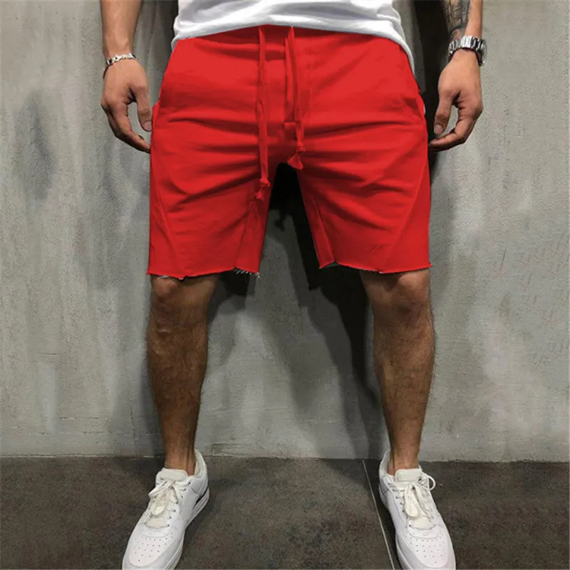 Men's Solid Color Quick-Drying Sports Shorts