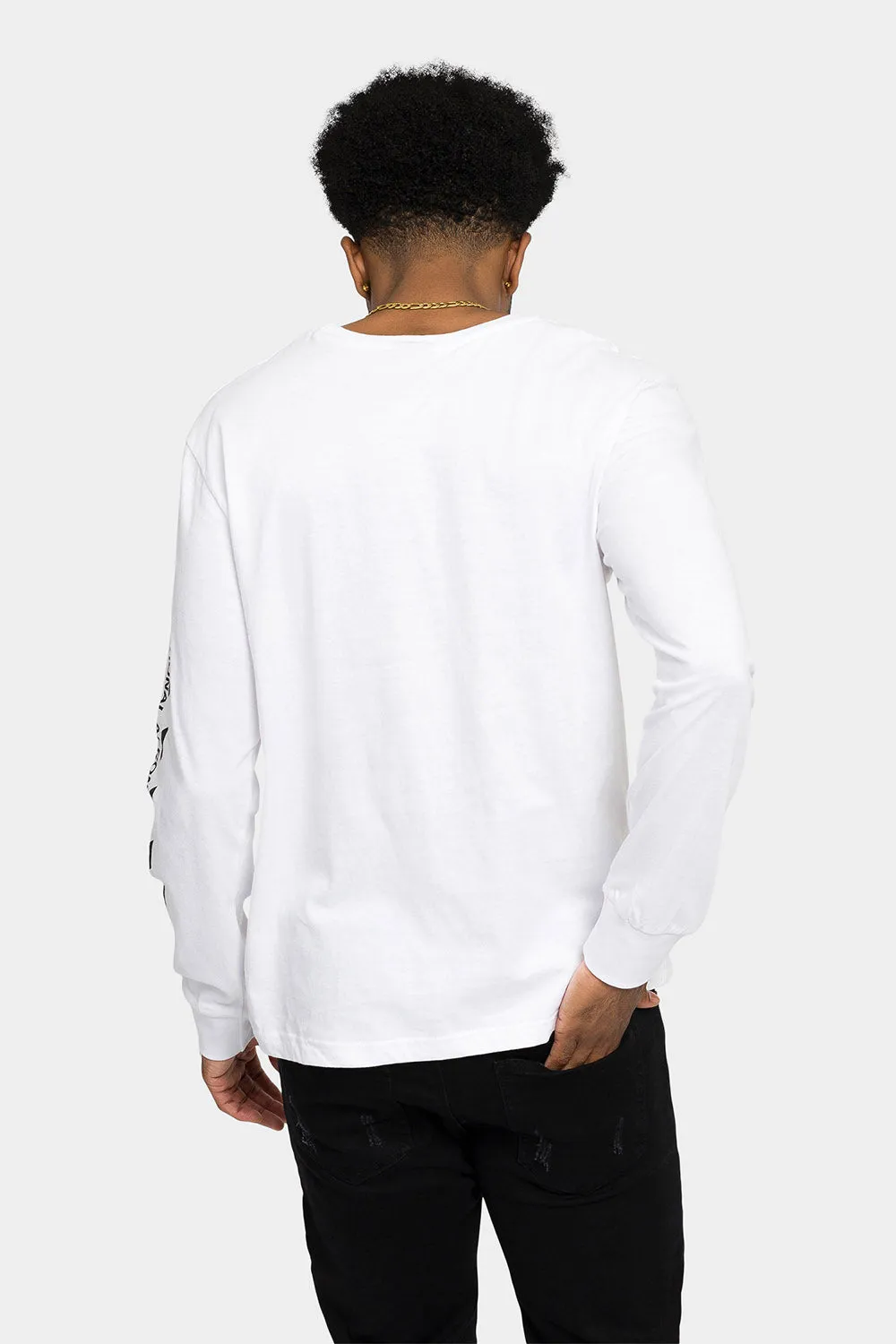 NASA Chenille Patch Long Sleeve T-Shirt