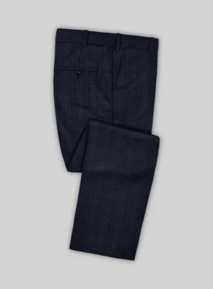 Noble Maddalena Blue Wool Pants