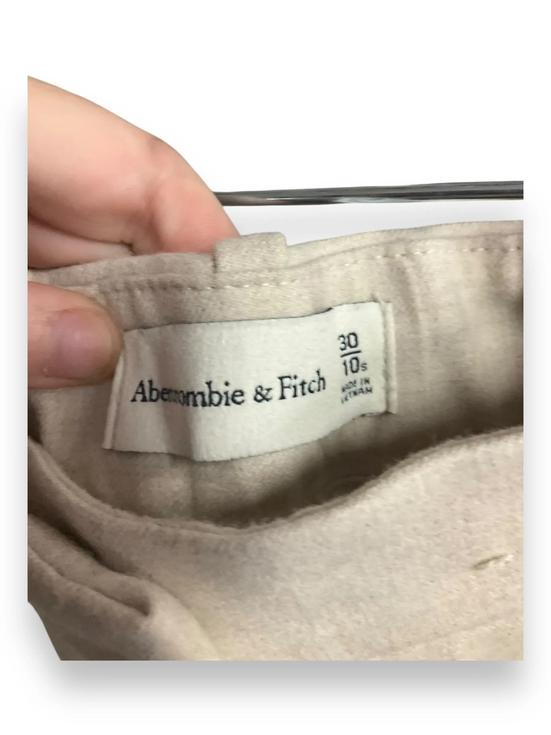 Pants Chinos & Khakis By Abercrombie And Fitch In Cream, Size: 10p